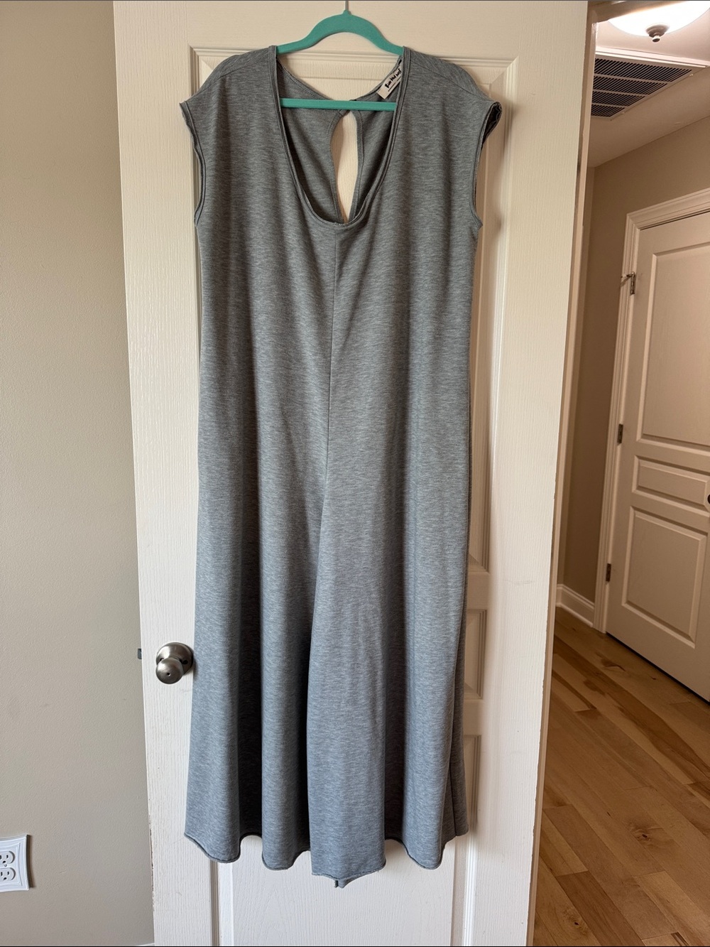 Three Bird Nest Grey Sleeveless jumper with Keyhole Back